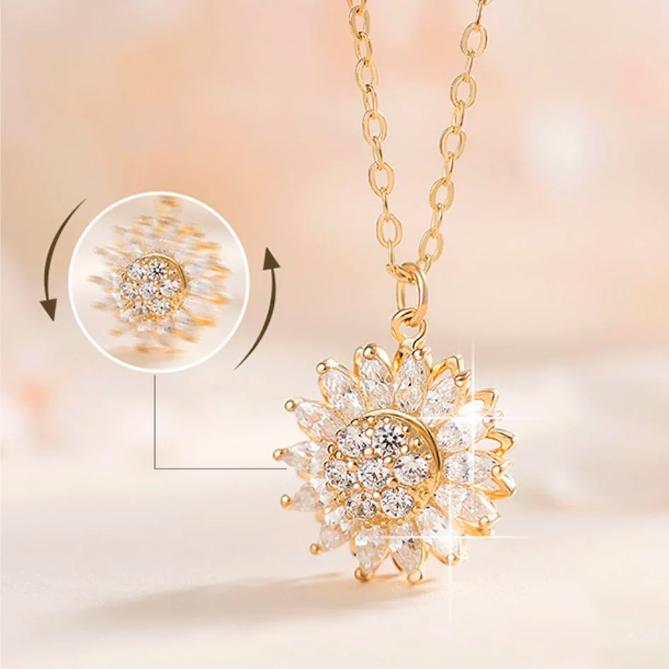 Collar Girasol Giratorio – Aztros 🇵🇪